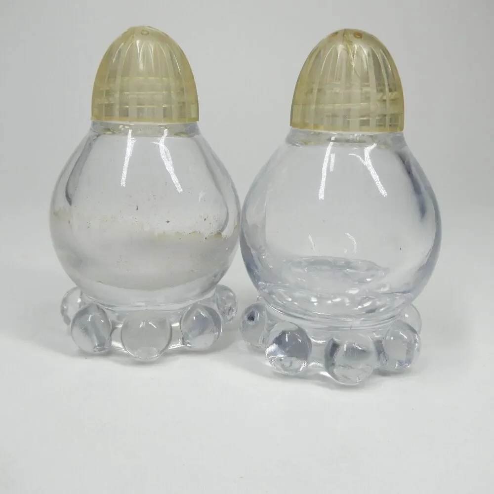 Candlewick Salt & Pepper Shakers Pair Imperial Glass Clear